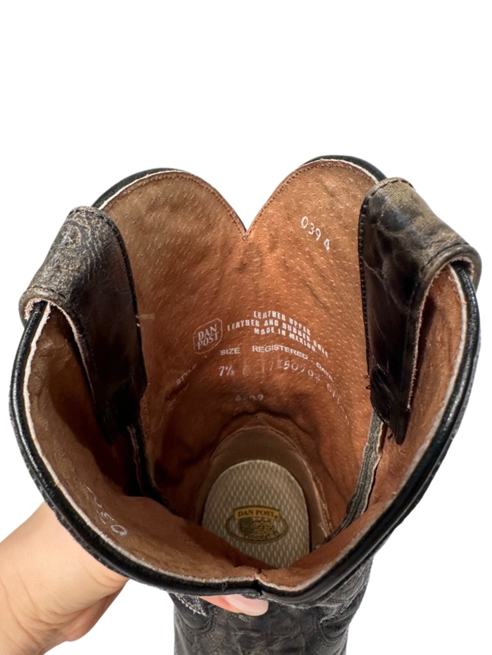 Dan Post Genuine Leather Cowgirl Boots - Picture 7 of 7
